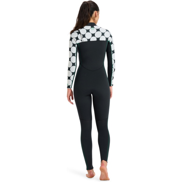 2026 Roxy Kvinder Rise Naturlig 3/2mm Chest Zip Våddragt 26BW213506 - Salt Krystal